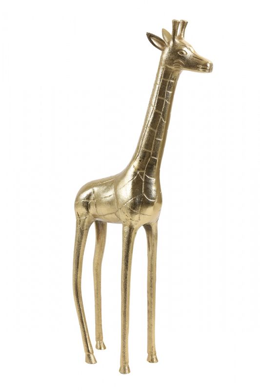 Ornament Giraffe gold 28x11x62,5 cm