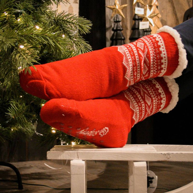 Kosesokker, MARIUS®, rød/hvit