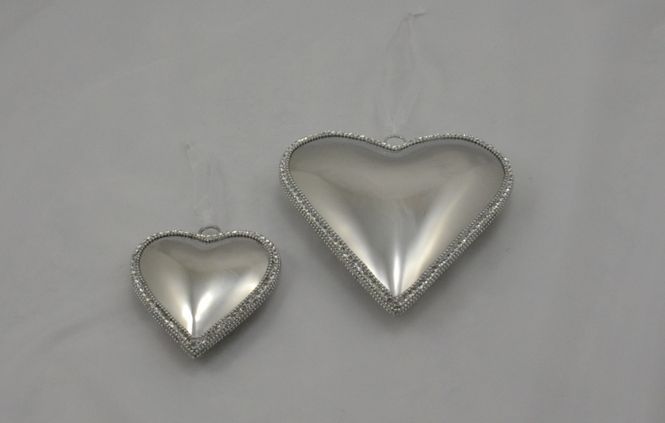 Hovedbilde Hjerte med blingkant 10cm