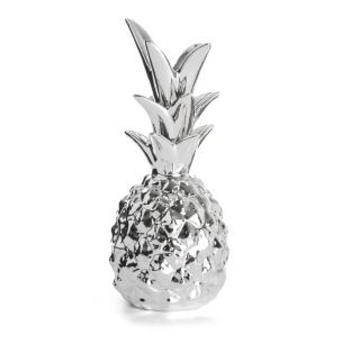 Hovedbilde Ananas sølv porselen 20 cm