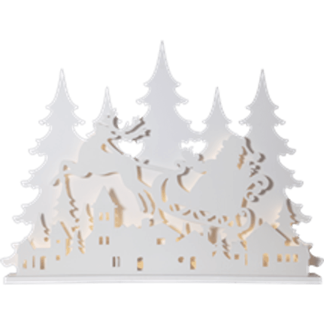 Hovedbilde Julelandsby Nisse/slede Led ...