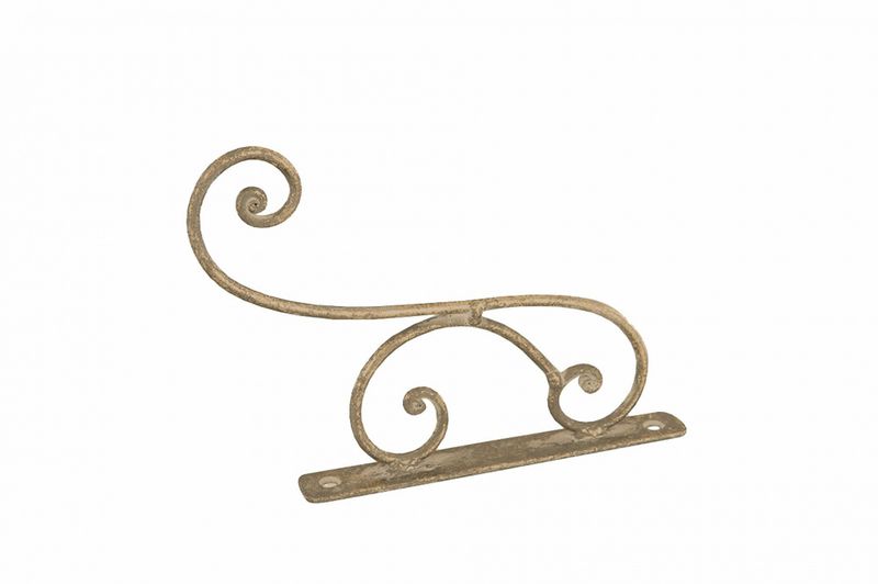 Krok til lykt/vegg messing 18x2x14 cm