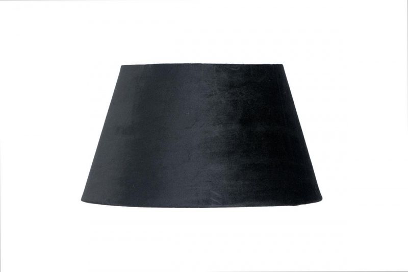 Lampeskjerm Savoy sort 16 cm