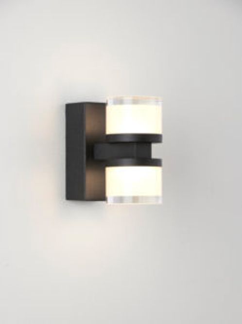 Hovedbilde Baderom vegglampe Selena sort ...