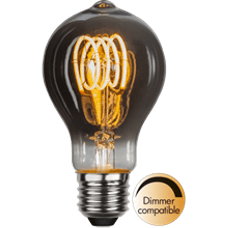  Decoration Normal smoke E27 3,7W 2100K 70lm dimbar