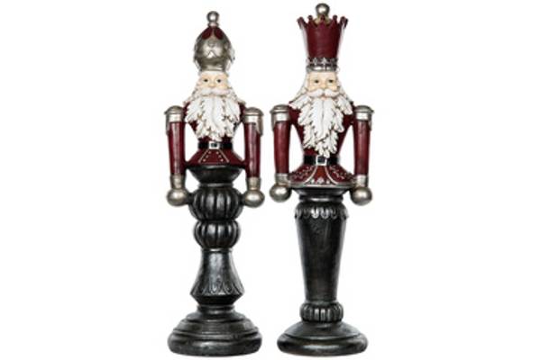 Nøtteknekkeren figurd/lue Rød 65 cm