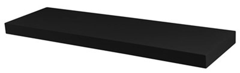 Svevehylle Sort 80x23,5x3,8 cm