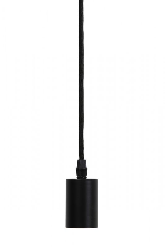 Taklampe Brandon Matt sort Ø35x117,5