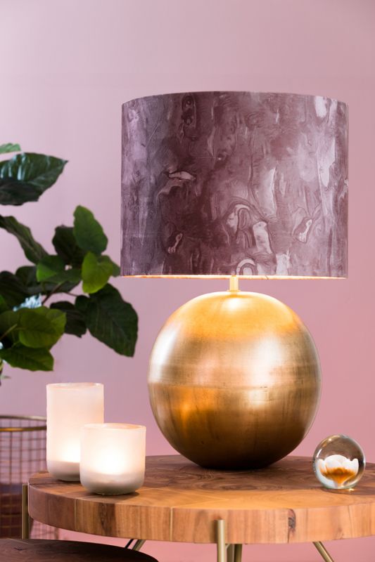 Bordlampe Rund Strado bronze 