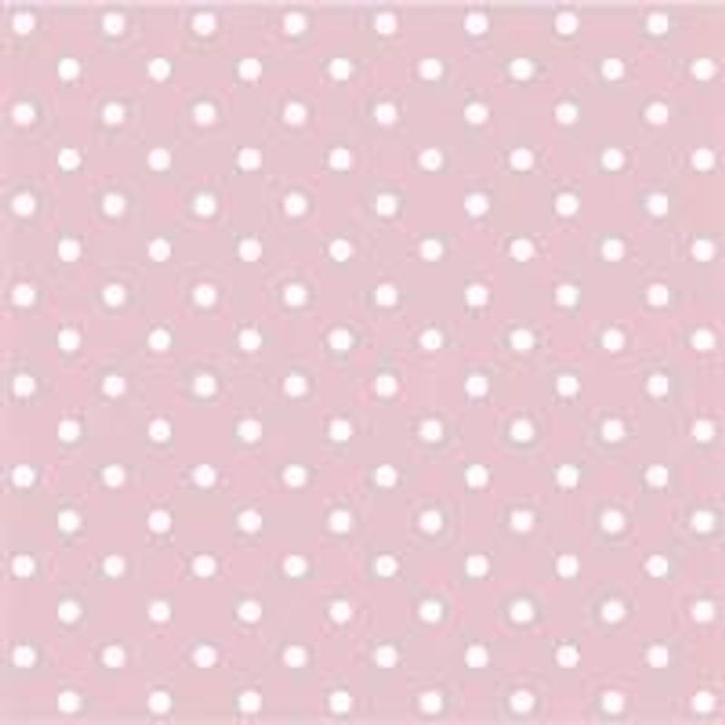 Serviett Dots rosa, lunsj, 20pk