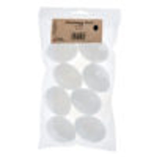 Hovedbilde Plastegg  60mm  Hvit  8stk