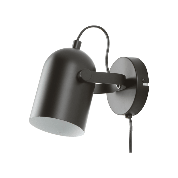 Vegglampe Dallas Sort 16x19 cm E 27