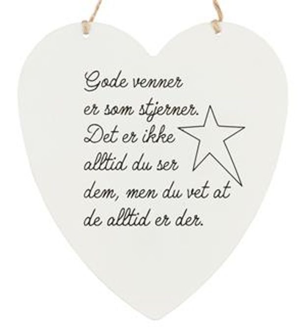 Hovedbilde Metallskilt Hjerte Gode ...