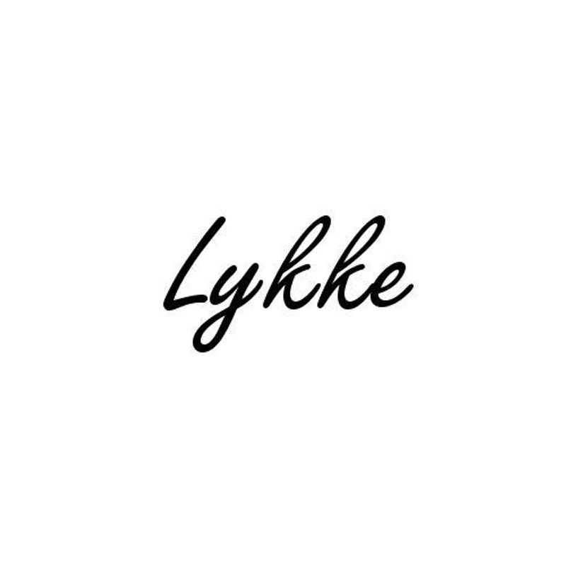 Wallstickers/Veggord Lykke SORT