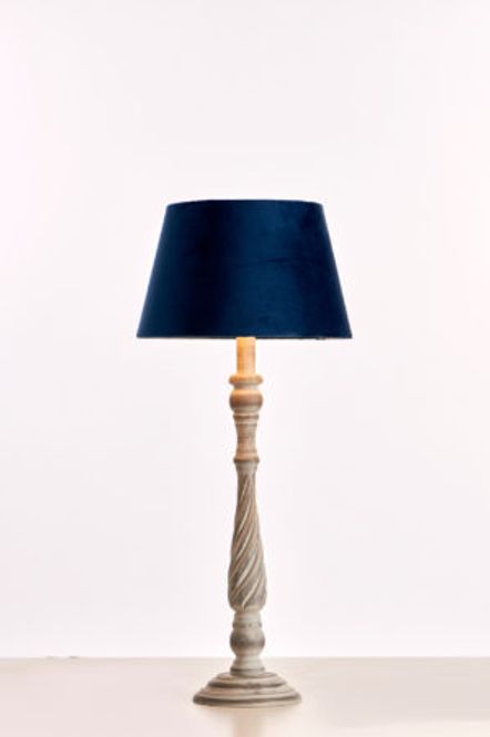 Hovedbilde Bordlampe Boston Grå u/skjerm ...