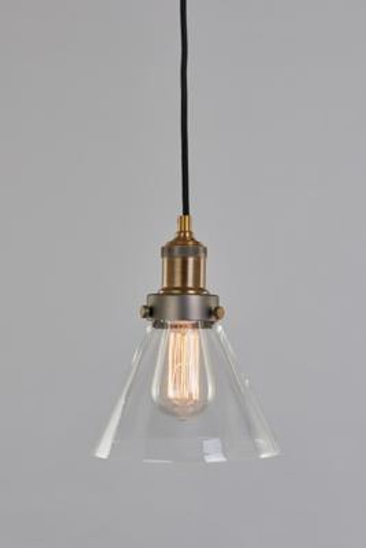 vinduspendel 180 mm klart glass Alvin
