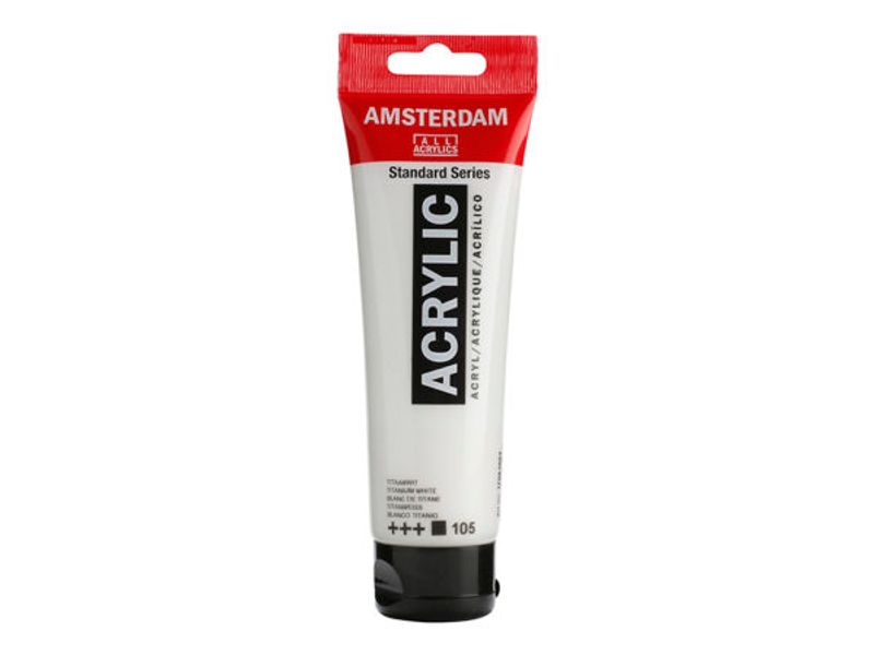 Amsterdam Standard 120 ml - 105 Titanium white