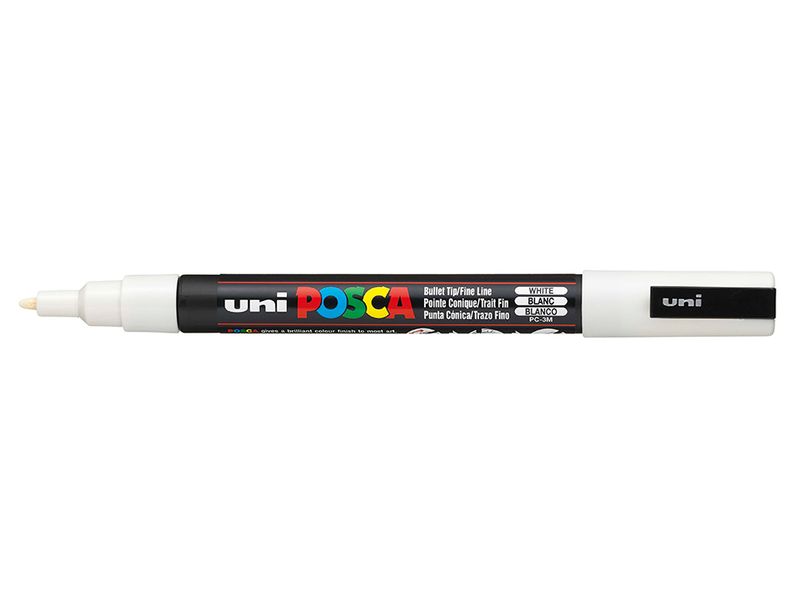 Uni POSCA PC-3M  Fine 0,9-1,3mm  1 White
