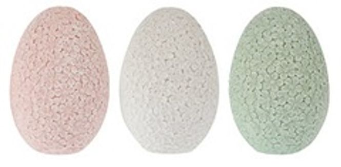 Hovedbilde Egg 9cm m/blomstermønster ...