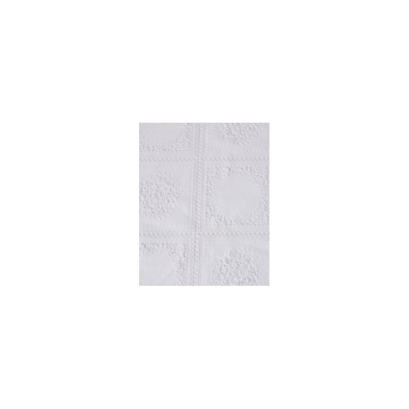 Voksduk metervare nostalgi hvit B 140 cm