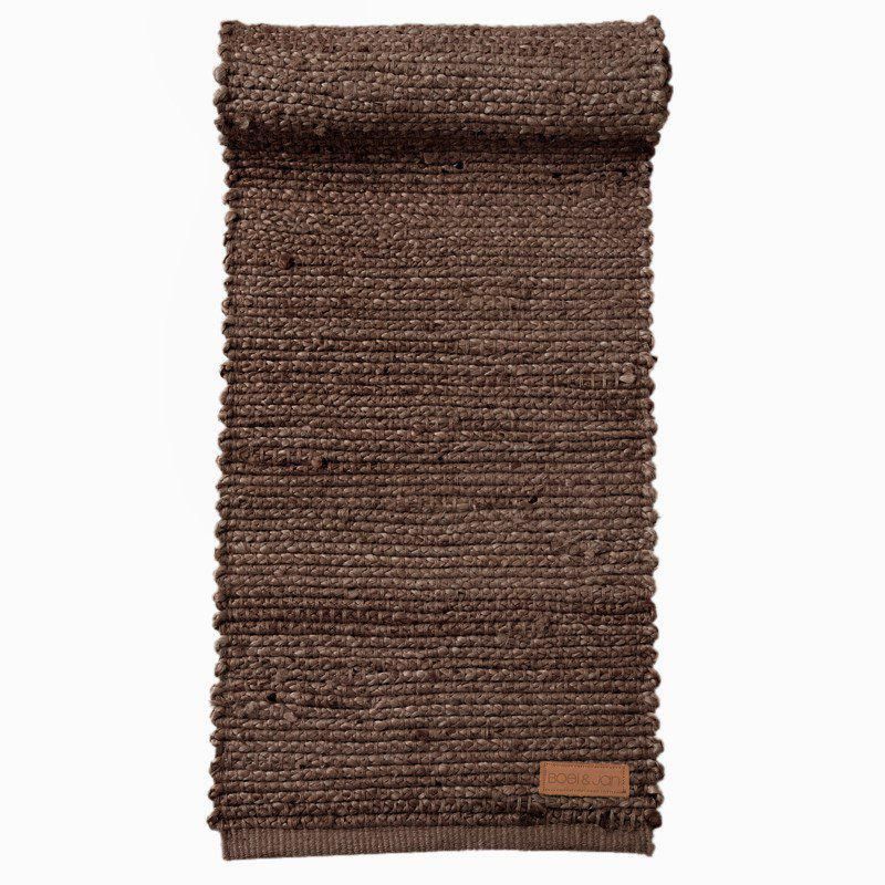 Bordløper Merida Brun 100 % jute 40 x 140 cm