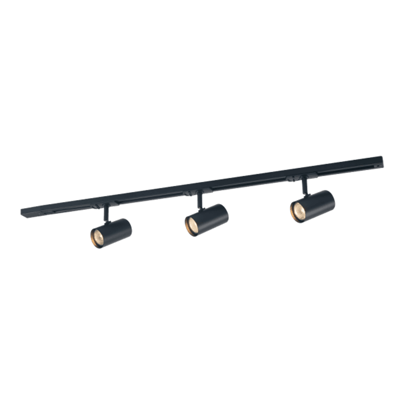 Taklampe Trackline Jazz1M M/3 Spot svart