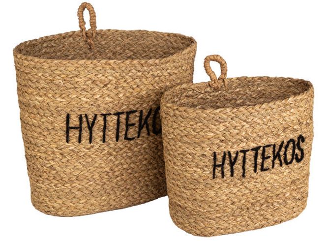 Hovedbilde Kurv flettet natur Hyttekos ...