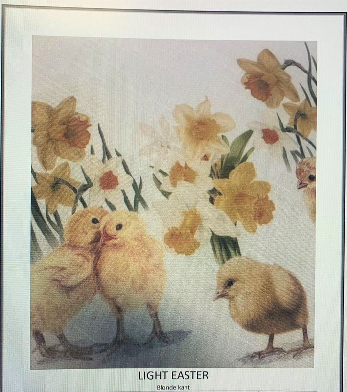 Bordbrikke Light Easter 30x30 cm