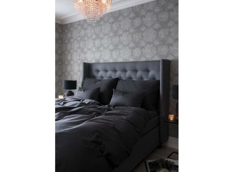 Borås sengesett 140x220/50x70 Sort