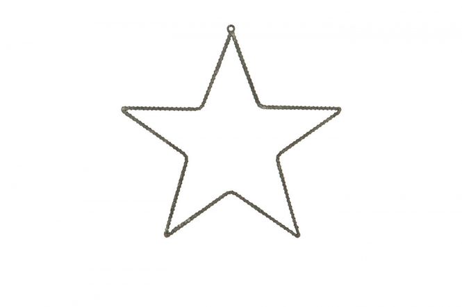 Hovedbilde Stjerne i metall 28 cm
