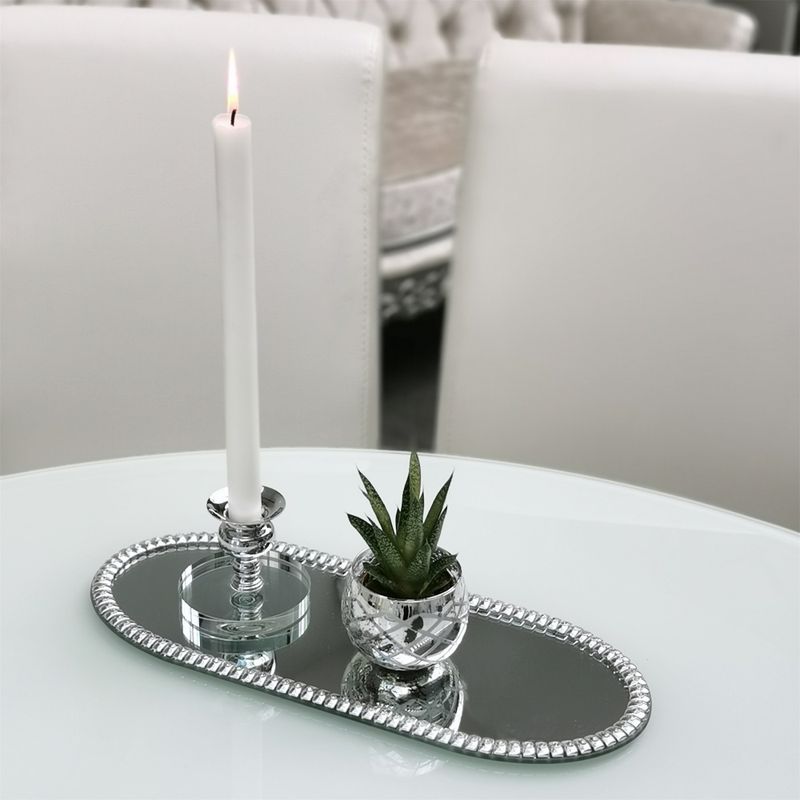 Speilbrikke Oval 20x10x1 cm