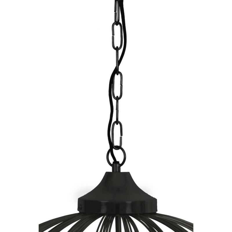 Taklampe  Ø50x60 cm MALA matt black metall